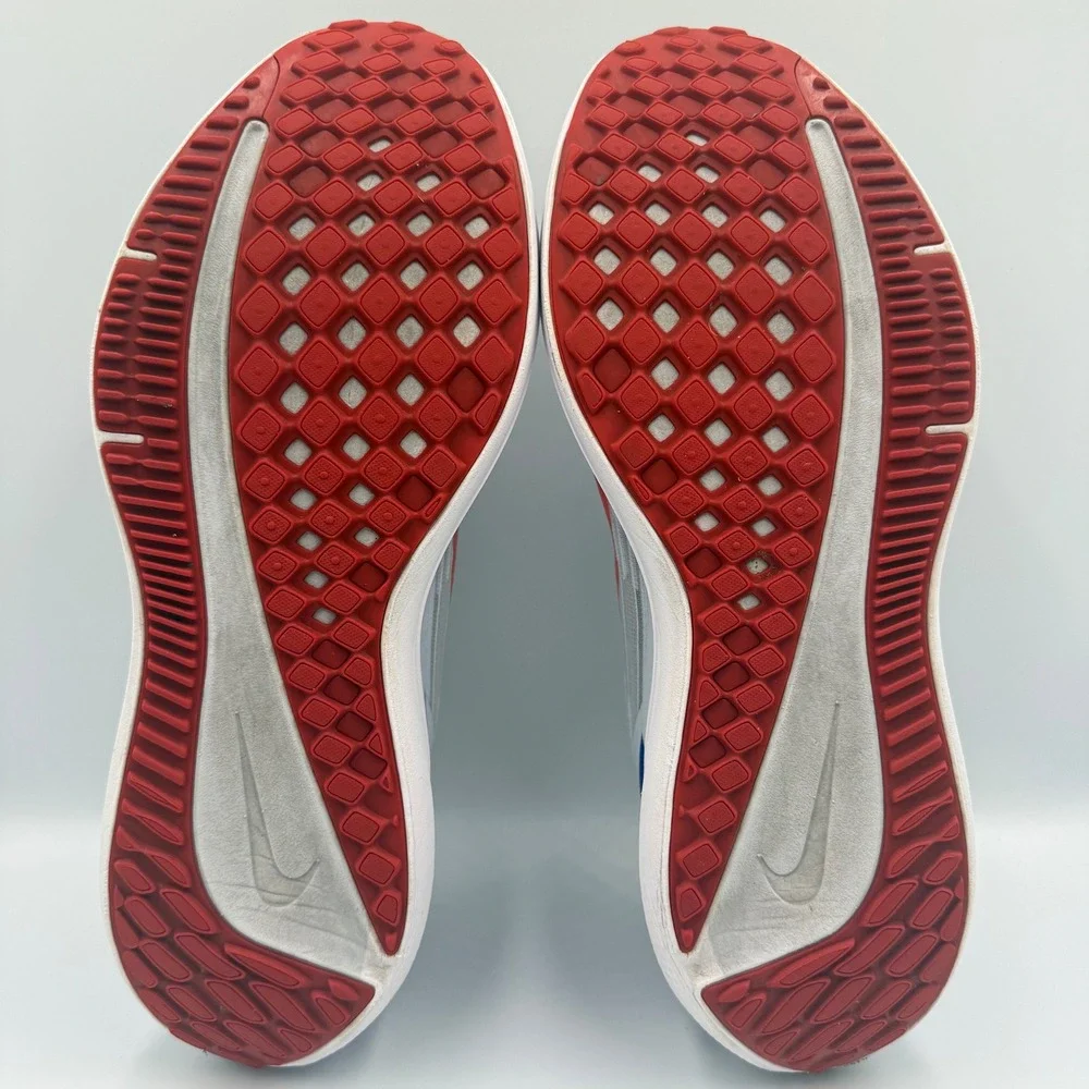 Nike Winflo 9 Men's Size 9.5 White‎ Blue Red Running Shoes Sneakers DD6203-006